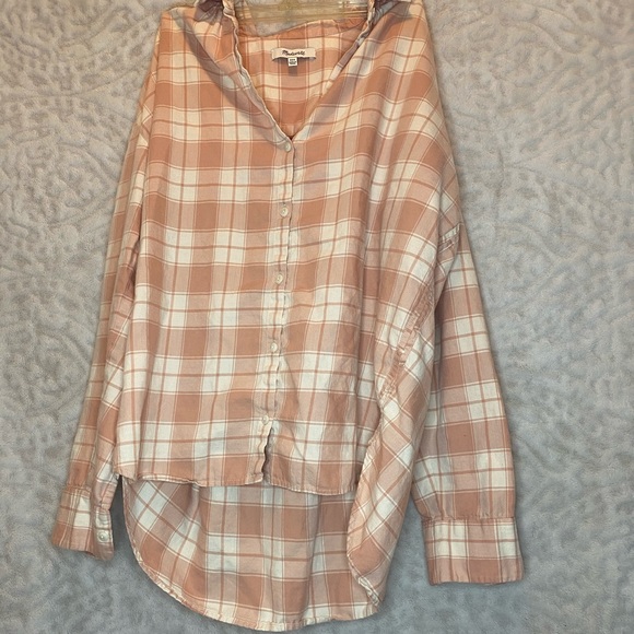 Madewell Central Long Sleeve In Danville Plaid - Picture 4 of 10